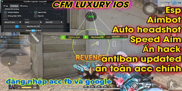 Hack CF iOS bản Luxury iOS